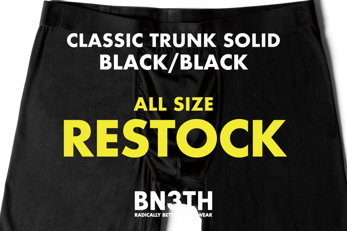 完売していたTRUNKのBLACKが全サイズ再入荷!!!!