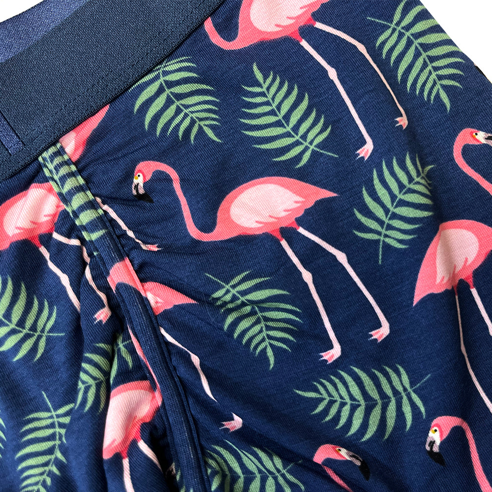 【20%OFF】CLASSIC TRUNK PRINT / FLAMINGOS NAVY