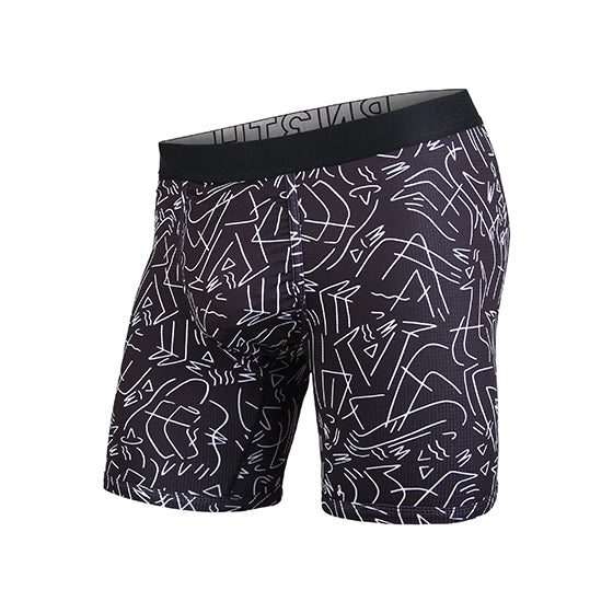 ENTOURAGE BOXER BRIEF/ BLACK WHITE