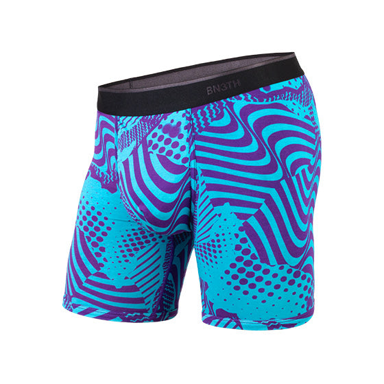 【SALE】CLASSIC BOXER BRIEF PRINT / MIXTAPE TURQ PURPLE