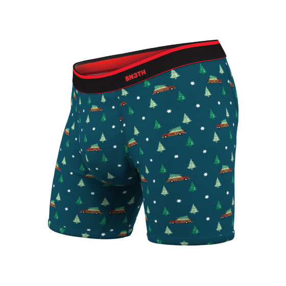 CLASSIC BOXER BRIEF PRINT /HOME FOR THE HOLIDAYS CASCADE