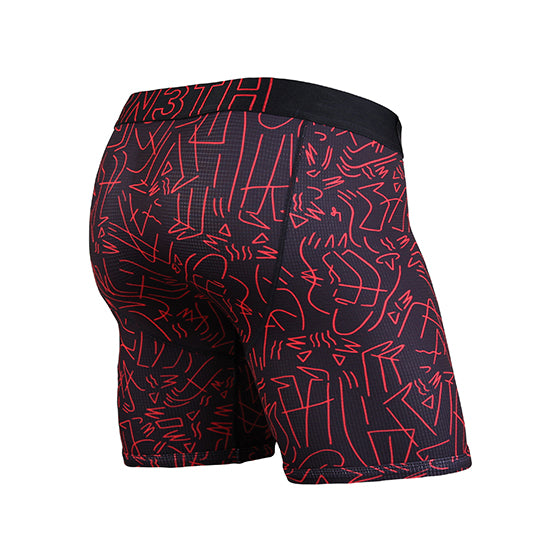 ENTOURAGE BOXER BRIEF/ BLACK RED