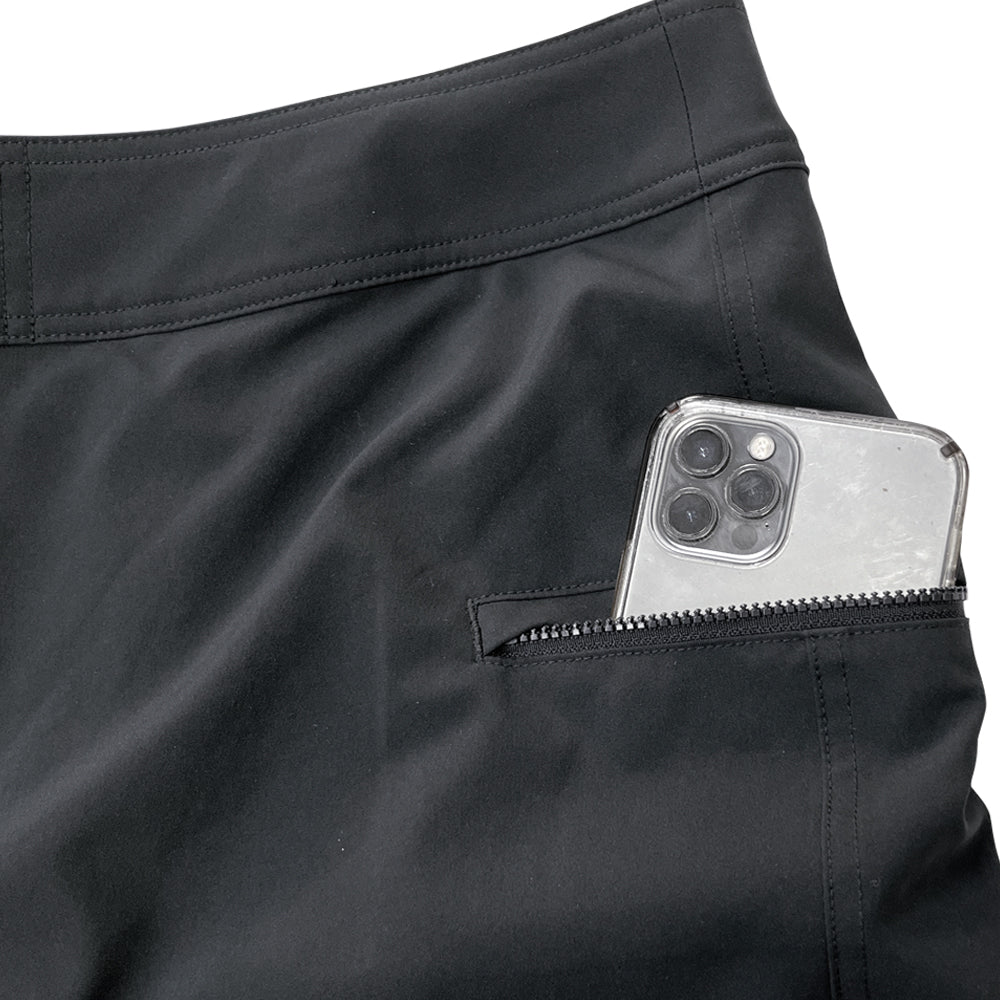 HIGHTIDE 2N1 BOARDSHORT 8インチ / BLACK