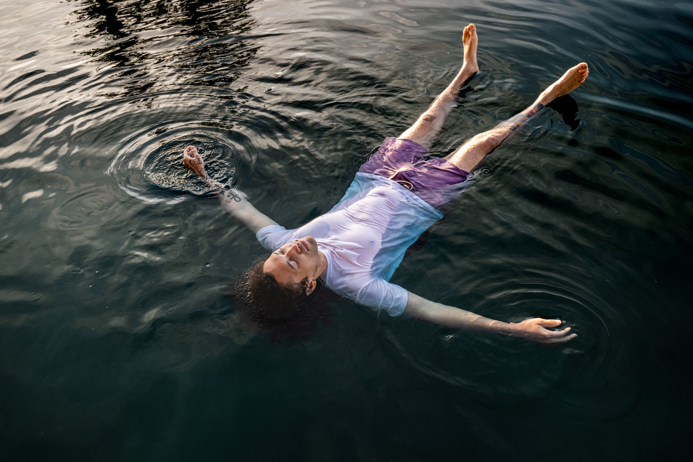 AGUA VOLLEY 2N1 SHORT-7" /GRAPE PURPLE