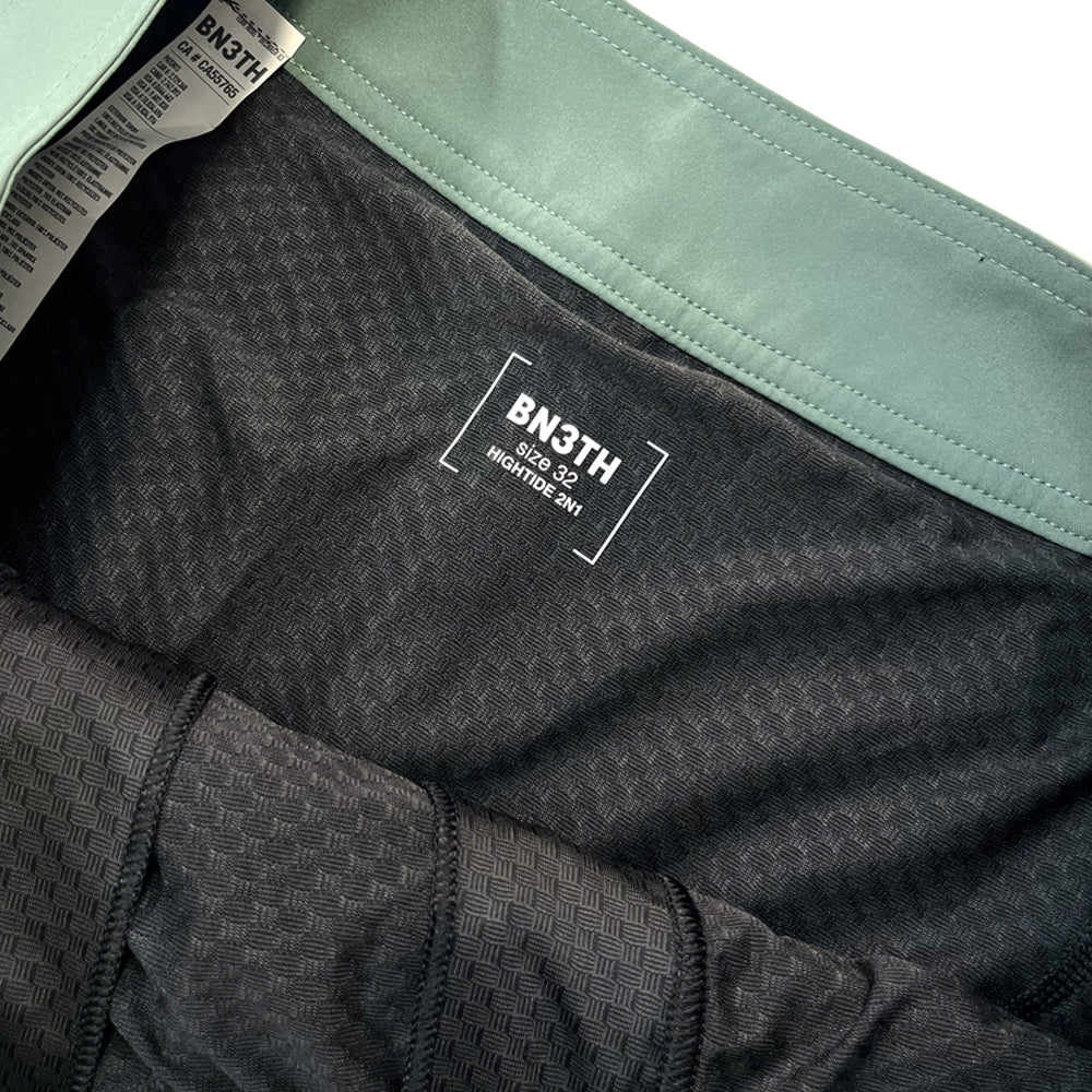 HIGHTIDE 2N1 BOARDSHORT 8インチ / BALSAM GREY