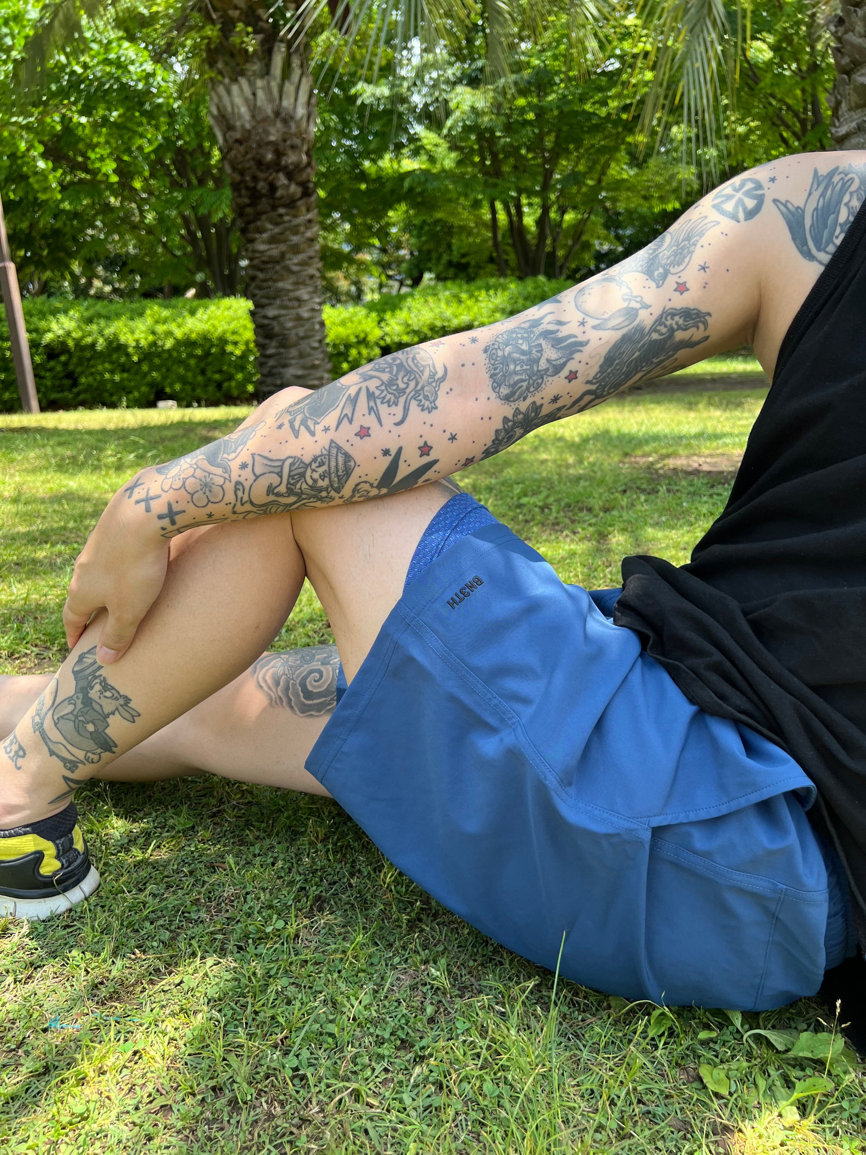 AGUA VOLLEY 2N1 SHORT-7" /NAVY