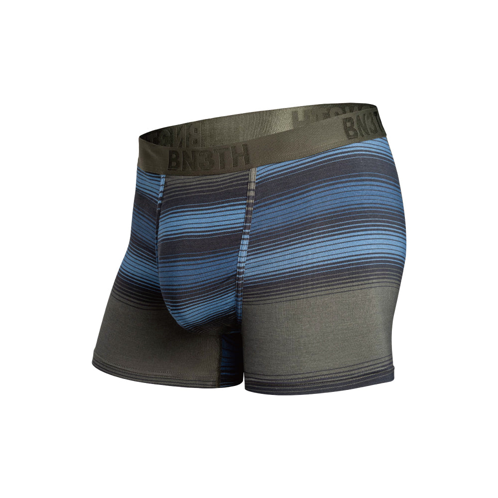 【20%OFF】CLASSIC TRUNK PRINT / RHYTHM STRIPE-MOSS