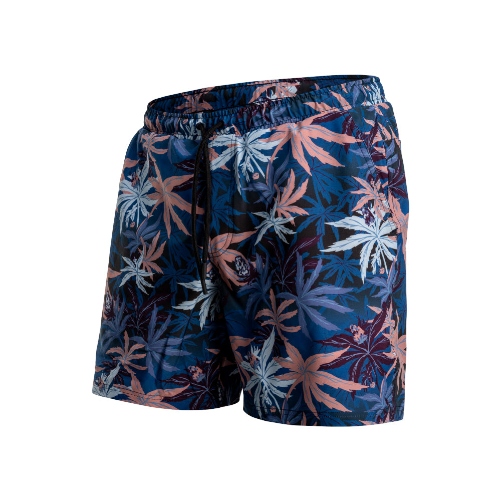 【20%OFF】AGUA VOLLEY 2N1 SHORT-7" /TROPICAL HIGH BLACK