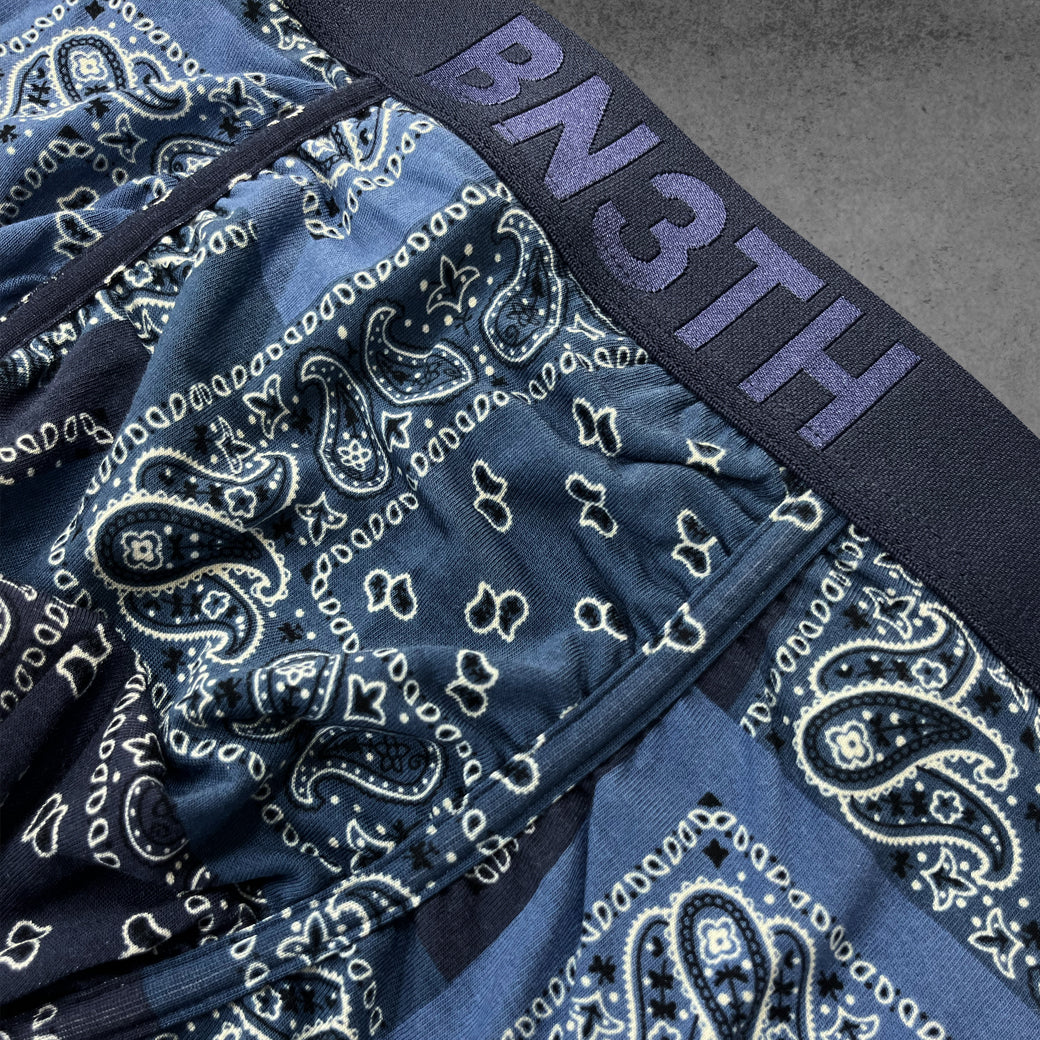 CLASSIC TRUNK PRINT / COWBOY BANDANA- NAVY