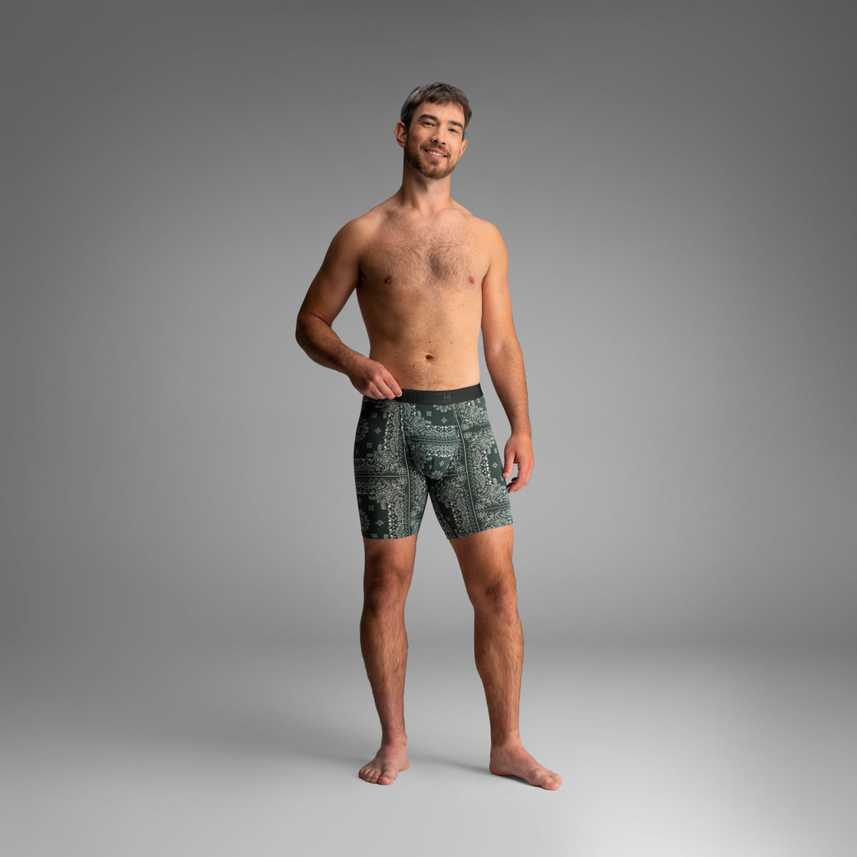 CLASSIC BOXER BRIEF PRINT / BANDANA DARKEST SPRUCE