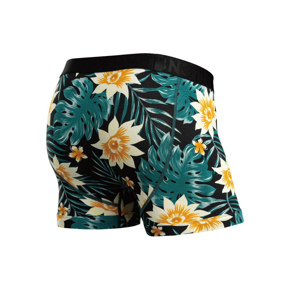 CLASSIC TRUNK PRINT / TROPICAL FLORAL BLACK