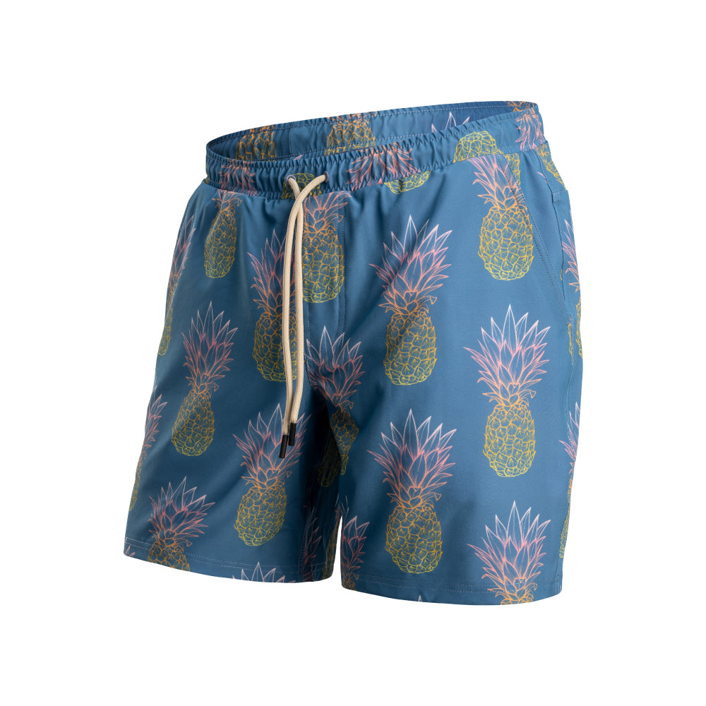 AGUA VOLLEY 2N1 SHORT-7" /GRANDE PINEAPPLE FADE FOG