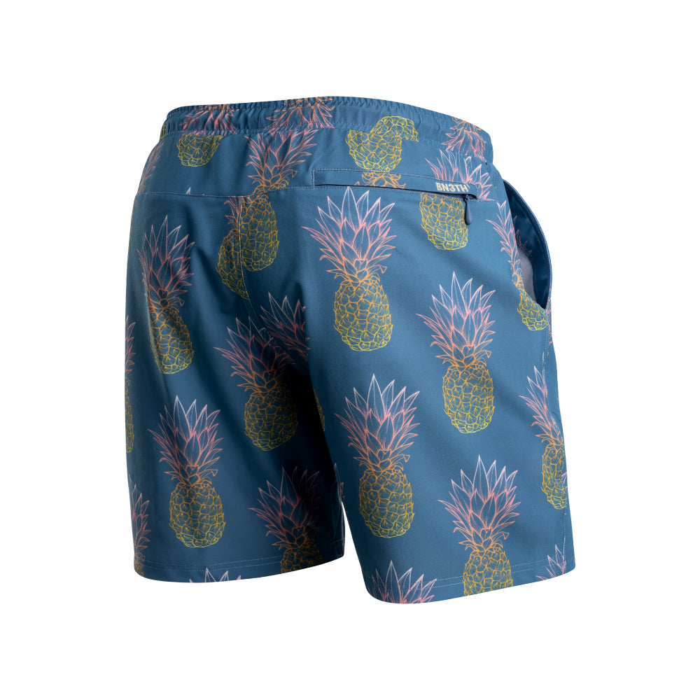 AGUA VOLLEY 2N1 SHORT-7" /GRANDE PINEAPPLE FADE FOG