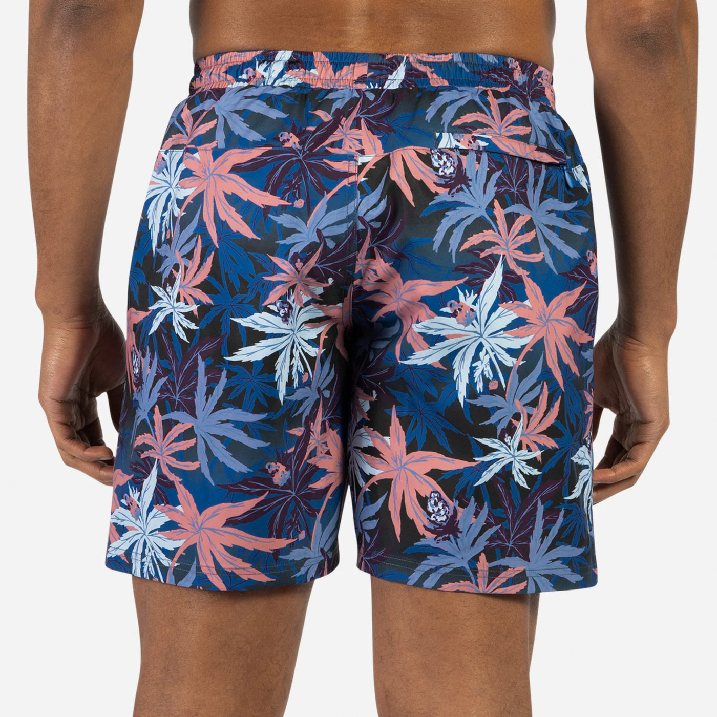 AGUA VOLLEY 2N1 SHORT-7" /TROPICAL HIGH BLACK